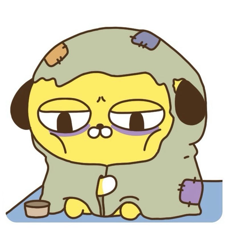 Ảnh meme nghèo con chó hài hước