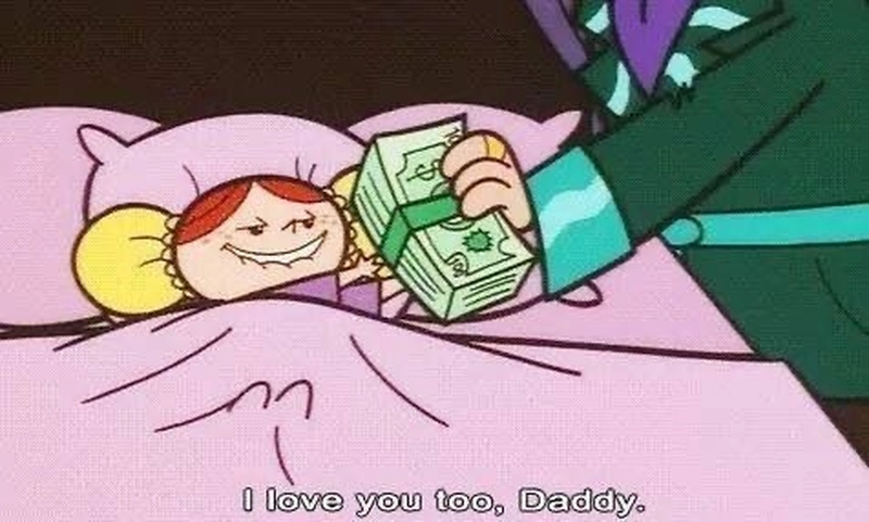 Ảnh meme tiền cho tiền đi ngủ