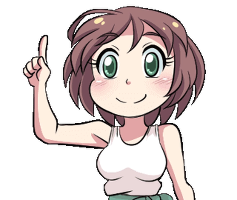 Ảnh sticker anime vibe trẻ trung năng động