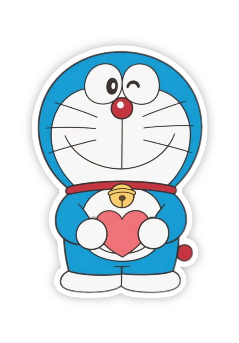 Ảnh sticker doraemon biểu cảm hài hước đáng yêu