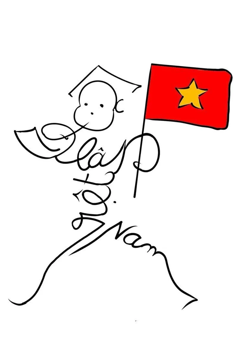 Ảnh vẽ về em yêu tổ quốc Việt Nam mang ý nghĩa sâu sắc