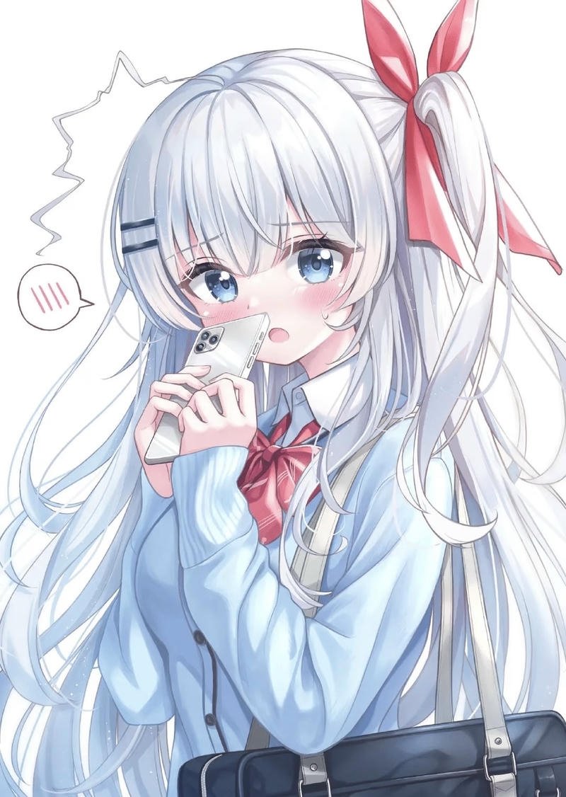 Anime nữ học sinh với phong cách trong sáng