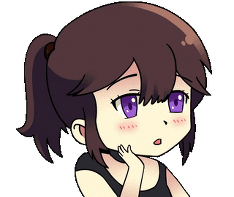 Hình ảnh sticker anime phong cách chibi đáng yêu