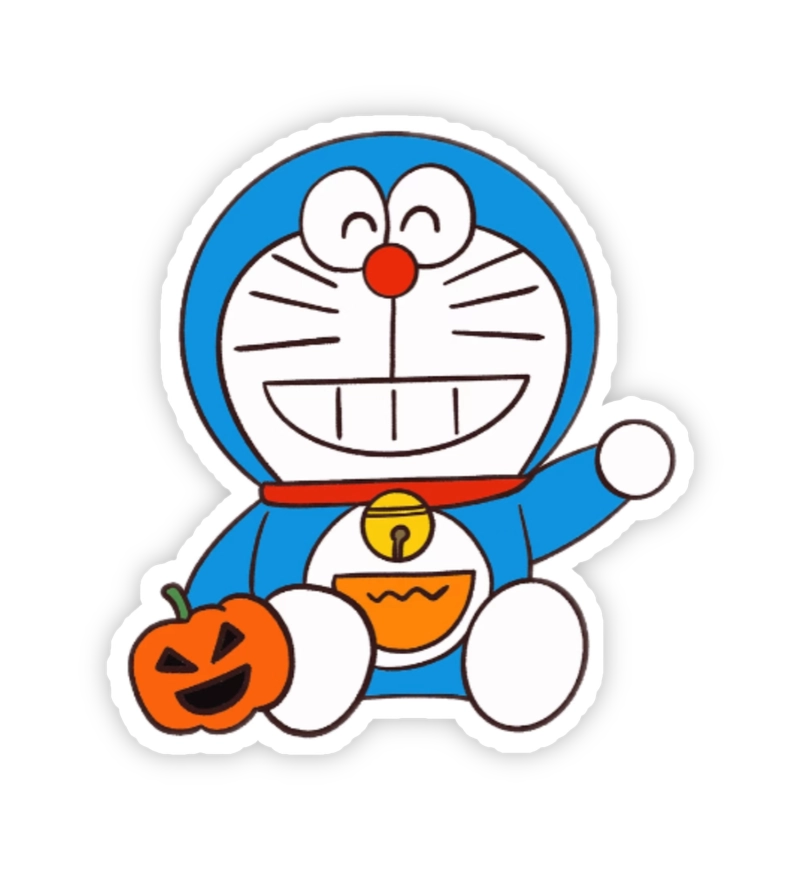 Hình ảnh sticker doraemon biểu cảm đa dạng dễ thương
