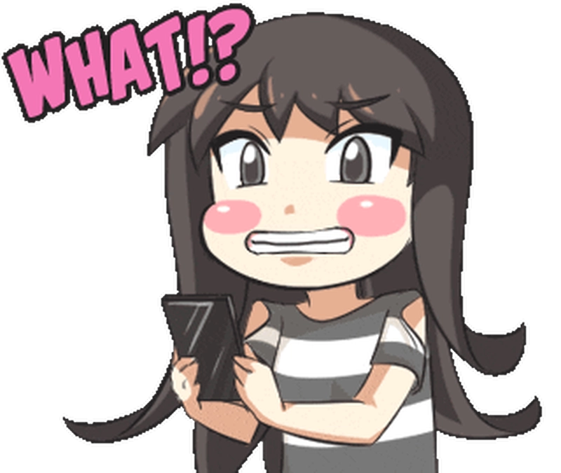 Hình sticker anime phong cách cute ngọt ngào