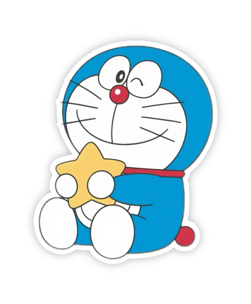 Icon sticker doraemon phong cách vui nhộn