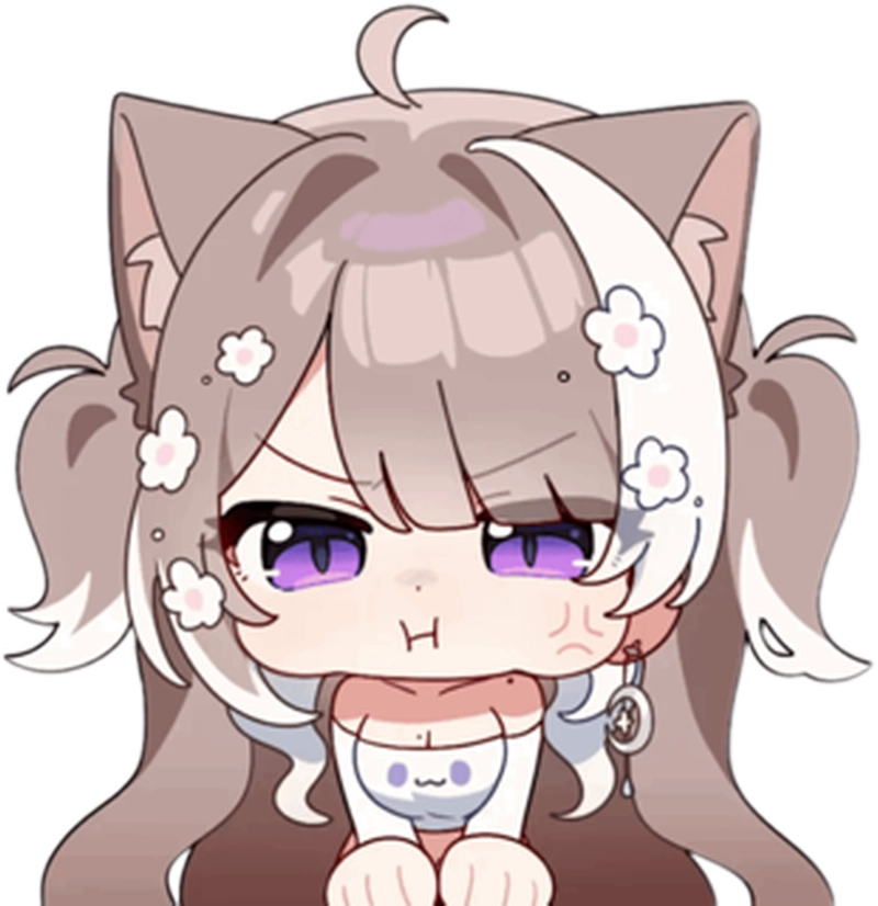 Mẫu sticker anime phong cách nghệ thuật dễ thương