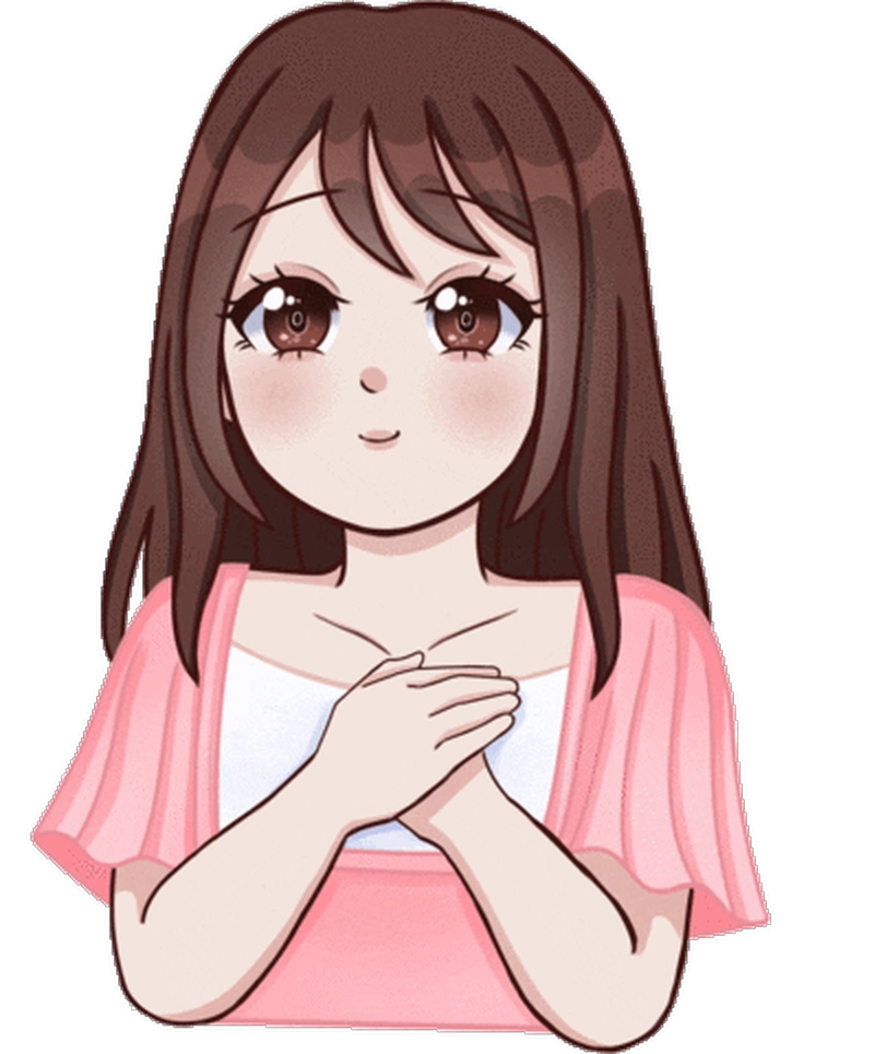 Mẫu sticker anime thiết kế chibi nổi bật