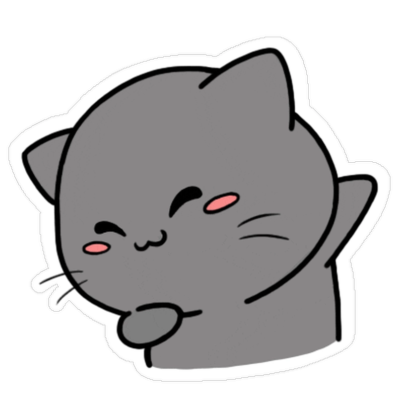 Mẫu sticker phong cách icon đáng yêu