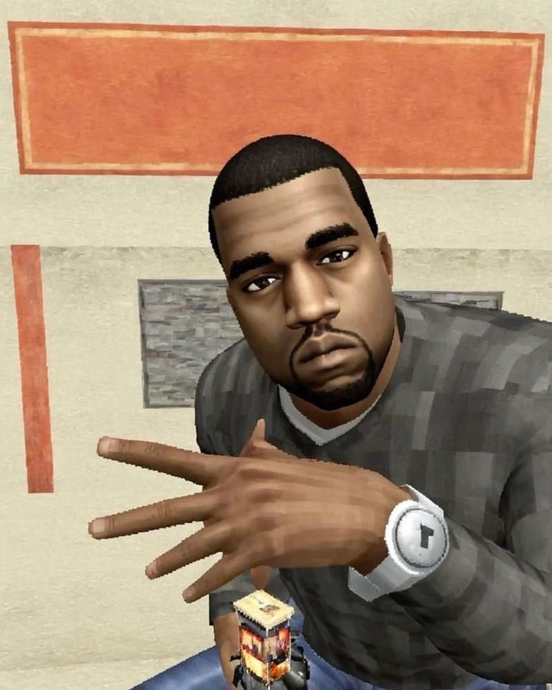 Meme Kanye West biểu cảm khó hiểu nổi tiếng