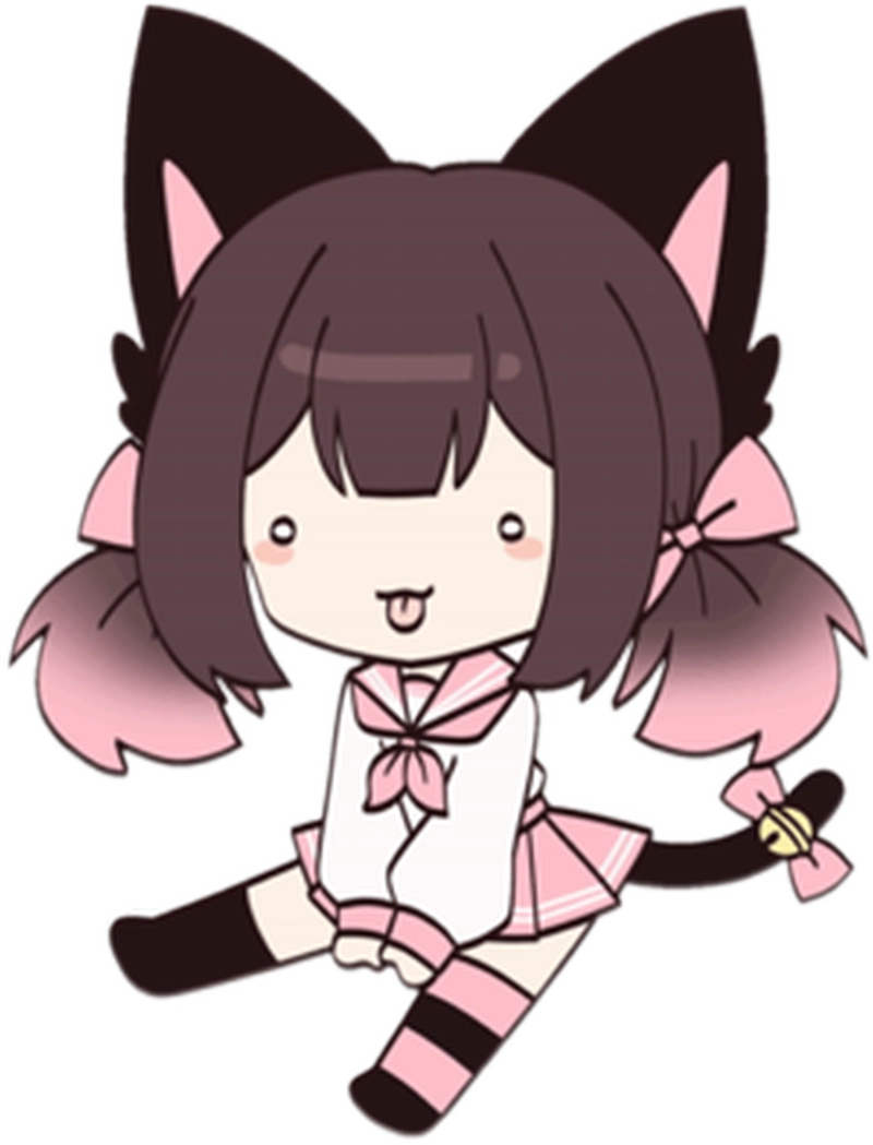 Nhãn dán sticker anime phong cách kawaii hiện đại