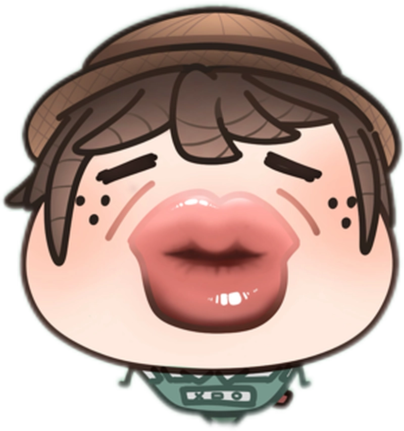 Nhãn dán sticker hài gương mặt bá đạo