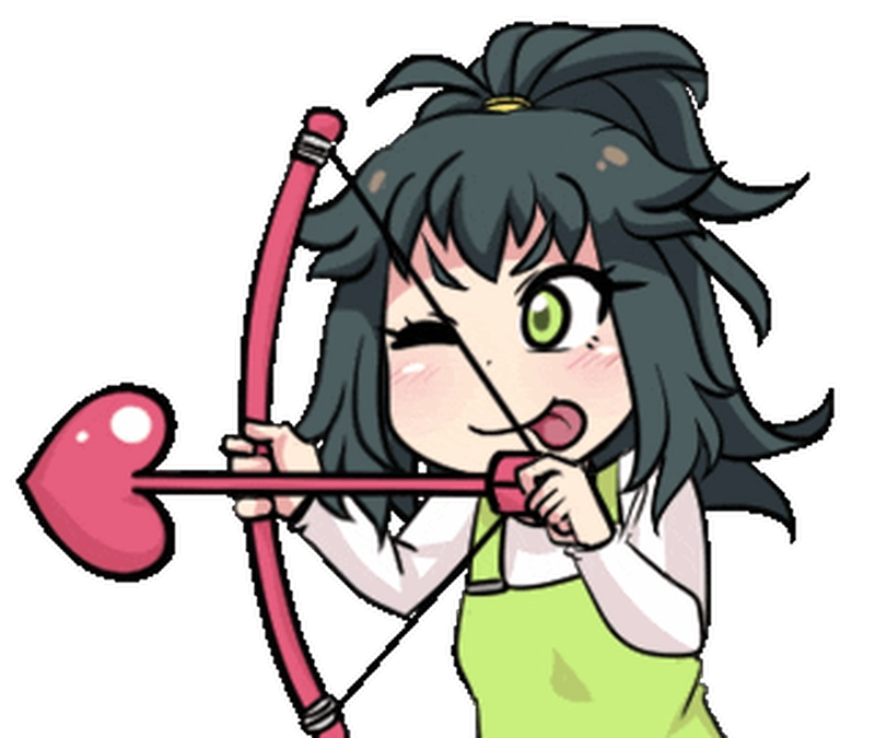 Sticker anime vibe trẻ trung cá tính
