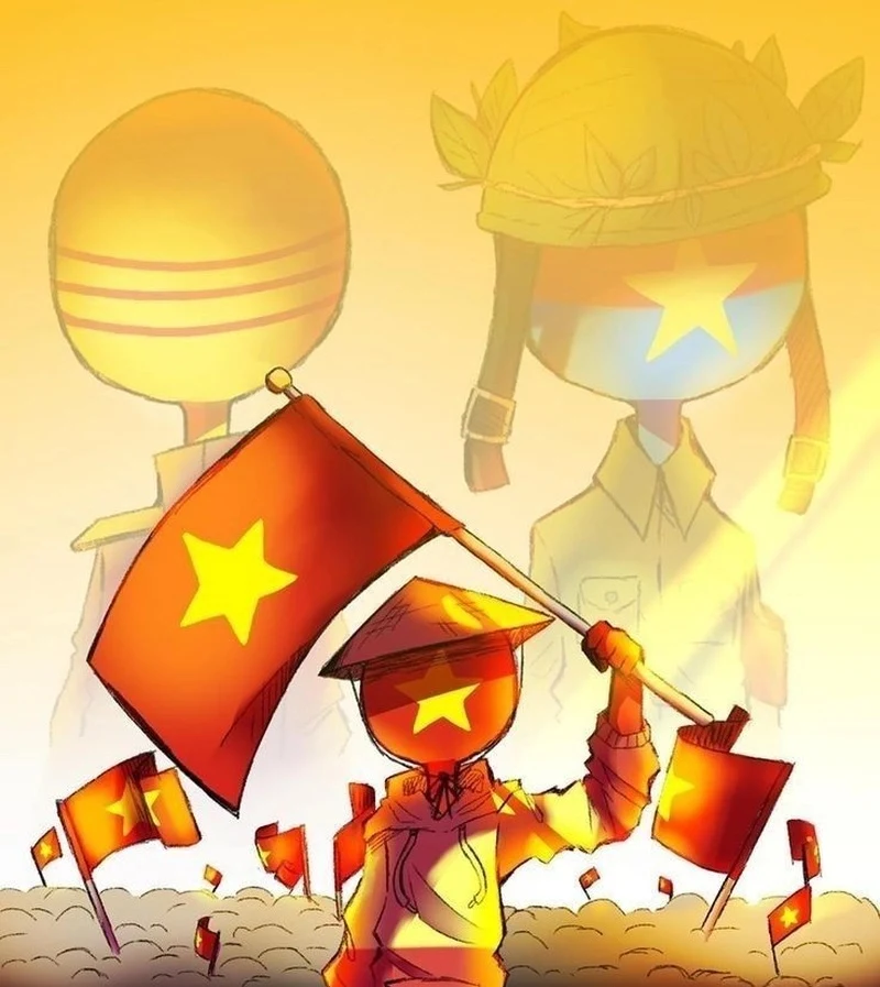 Thiếu nhi vẽ tranh em yêu tổ quốc Việt Nam đầy sáng tạo