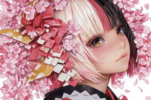 hình ảnh anime nữ mặc kimono thumbnail