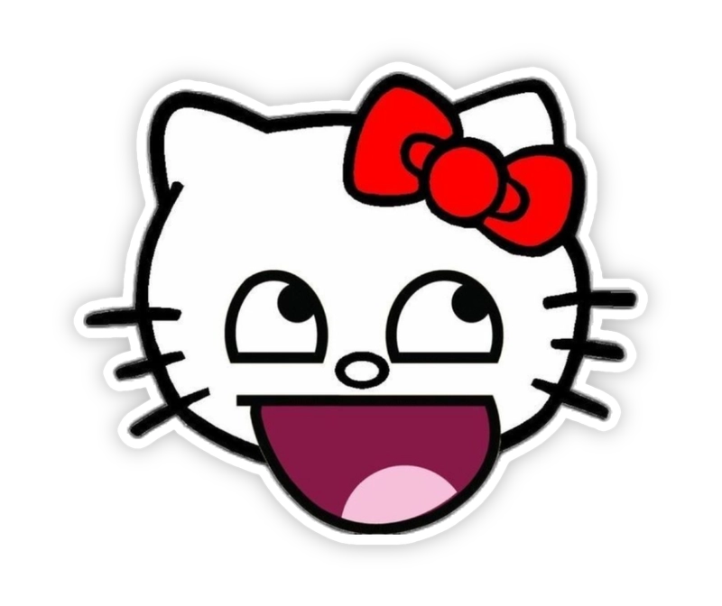 hình ảnh sticker hello kitty bựa cute