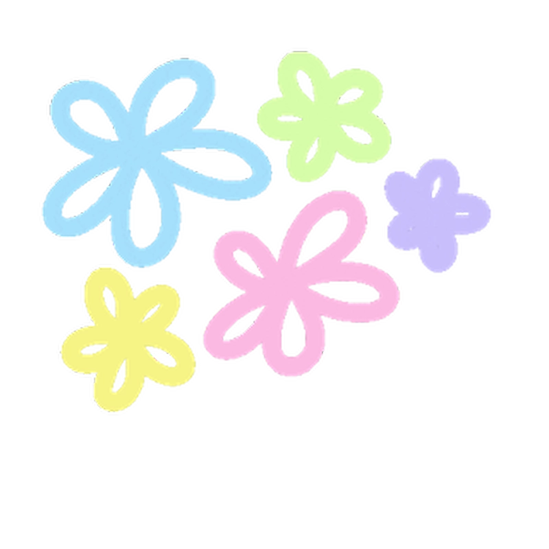 Mẫu sticker hoa phong cách botanical nhẹ nhàng